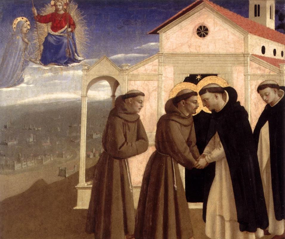 Incontro di san Francesco e Domenico - Staatliche Museen, Berlin